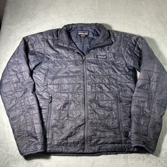 Patagonia Other - Patagonia Nano Puff Jacket Mens Small 84212 Navy Quilted Puffer Coat Outdoors
